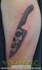 Skull butcher knife